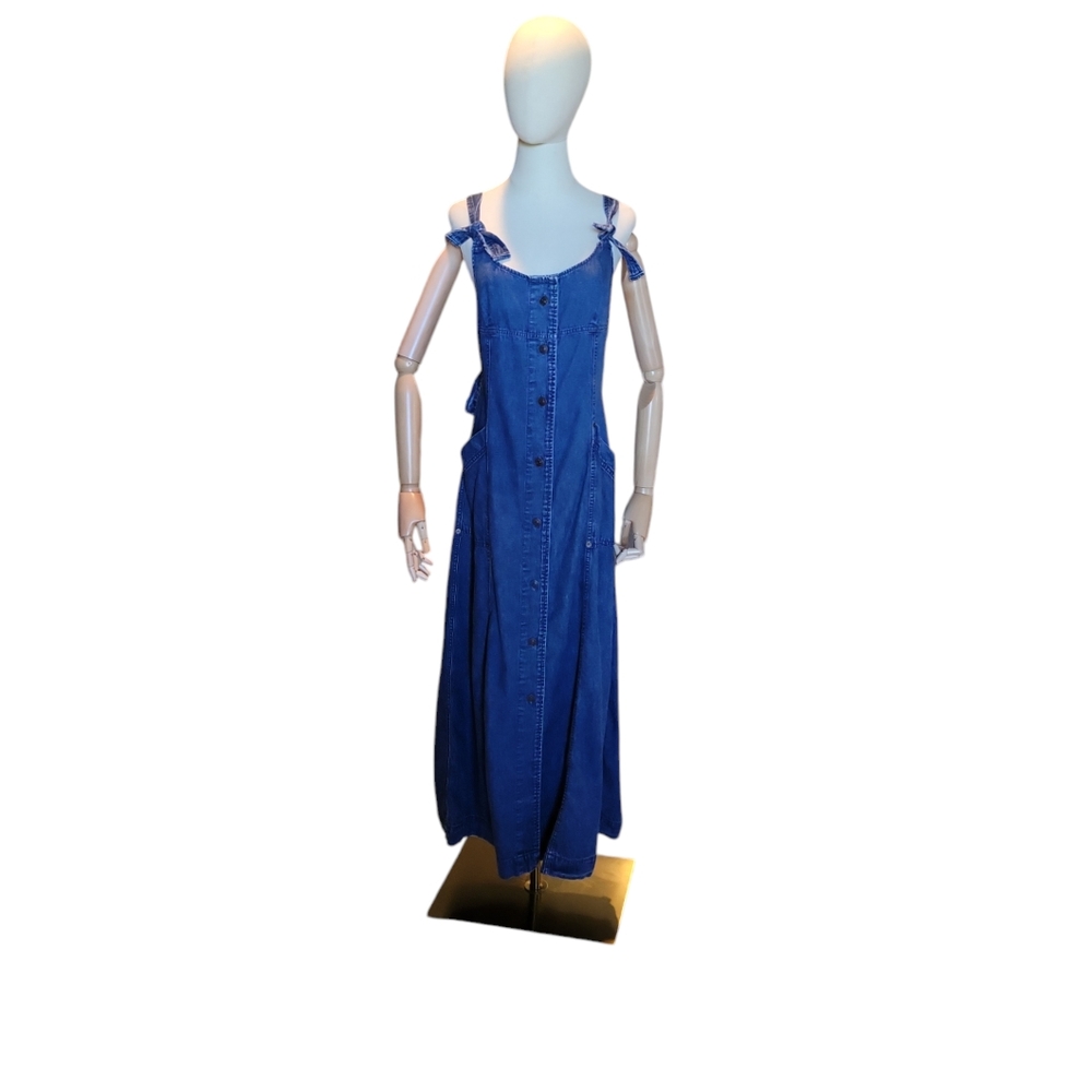 We the Free Women's  Maxi Long Denim Dress